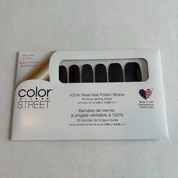 *Retired* Color Street: Russian Around | Crimson Sparkle Fall Autumn Glitter - Picture 3 of 12